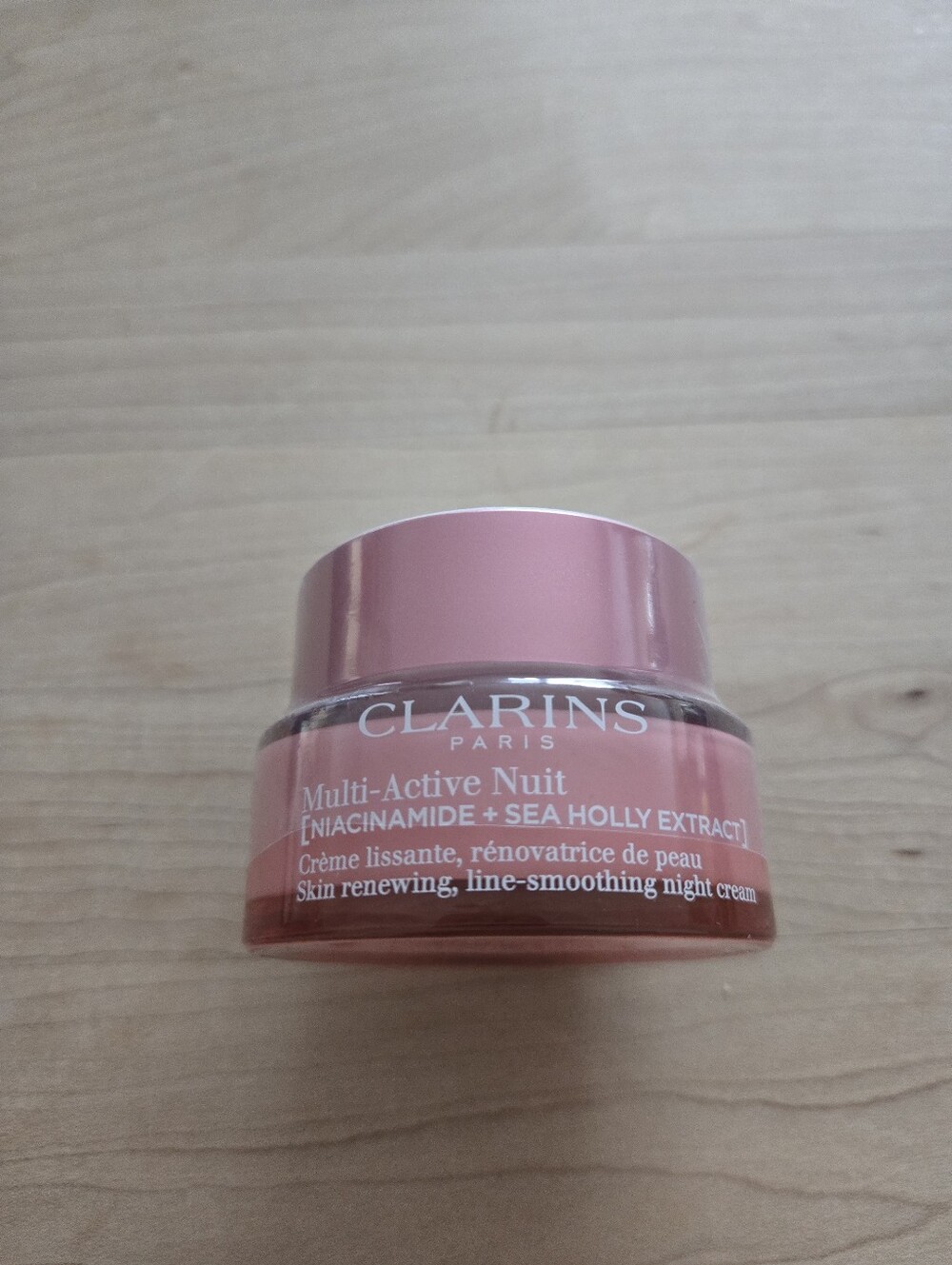 Clarins Pink Jar Night Cream with White Cream